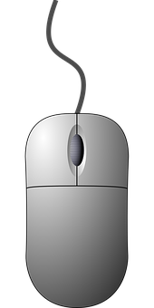 Classic Computer Mouse Vector PNG