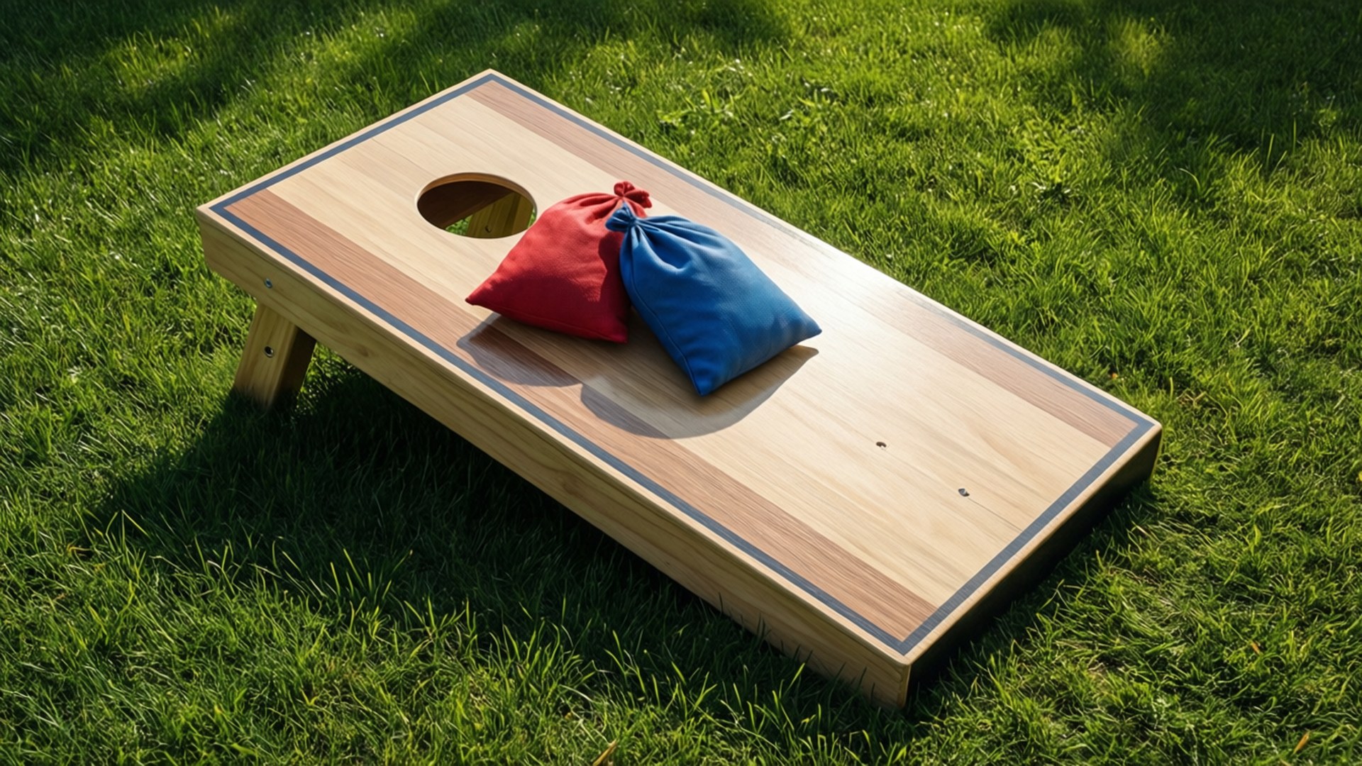 Klassisk Cornhole-oppsett Bakgrunner