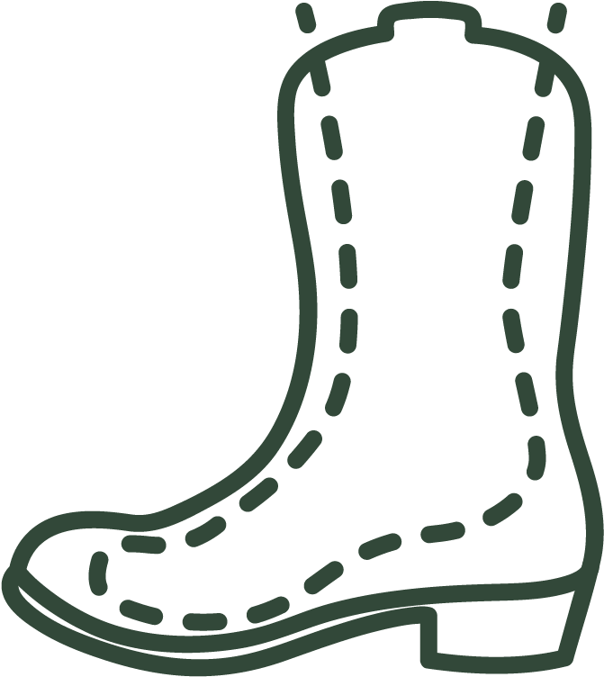 Classic Cowboy Boot Illustration PNG