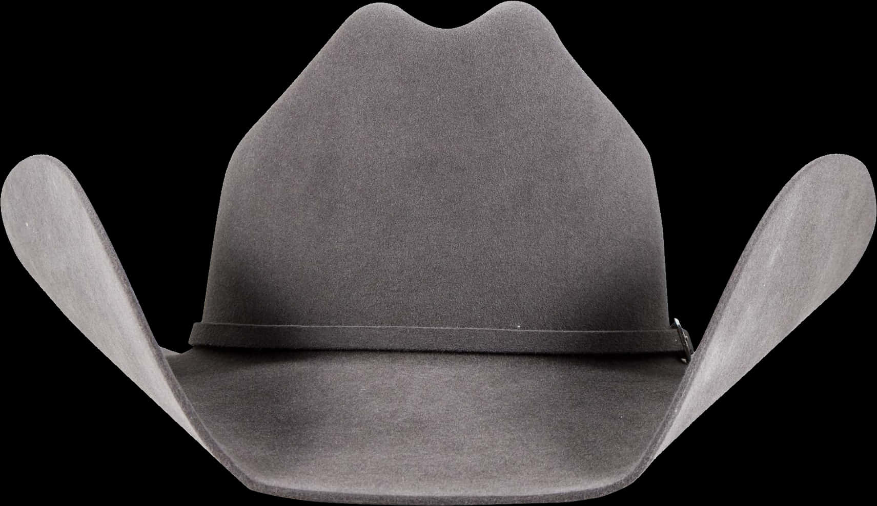 Classic Cowboy Hat Isolatedon Black PNG