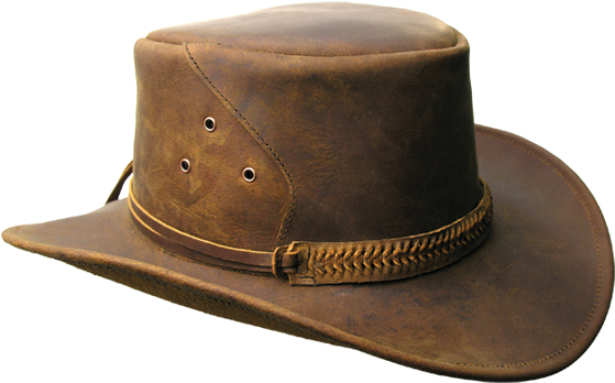 Classic Cowboy Hat Leather PNG