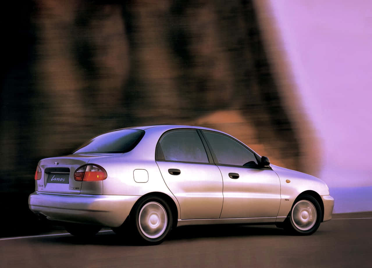 Classic Daewoo Lanos In Pristine Condition Wallpaper