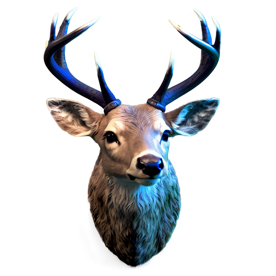 Classic Deer Head Profile Png Mrq PNG