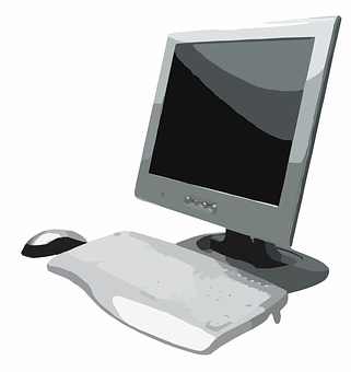 Classic Desktop Computer Illustration PNG