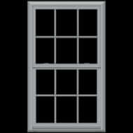 Classic Double Hung Window Design PNG