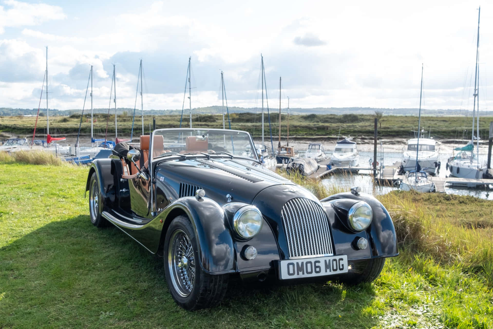 Classic Elegance - The Morgan Roadster Wallpaper