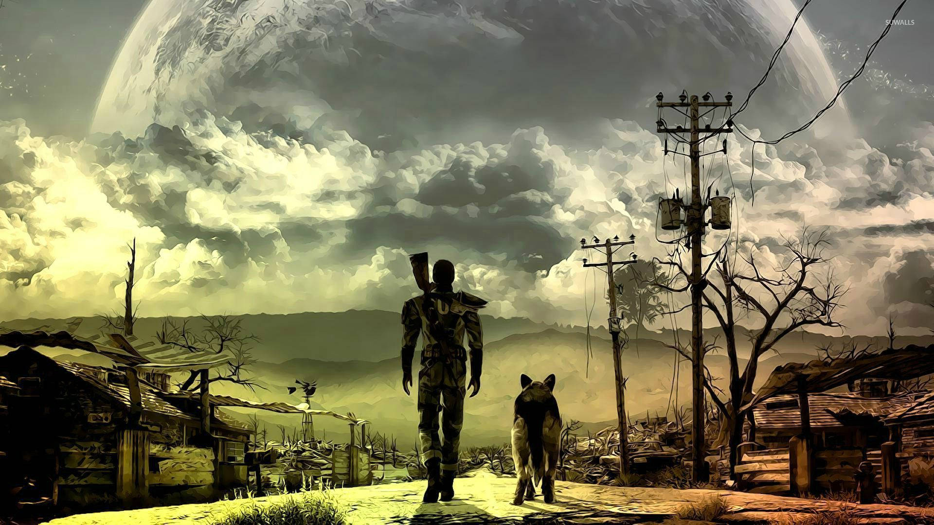 Classic Fallout 3 Background Cover Wallpaper