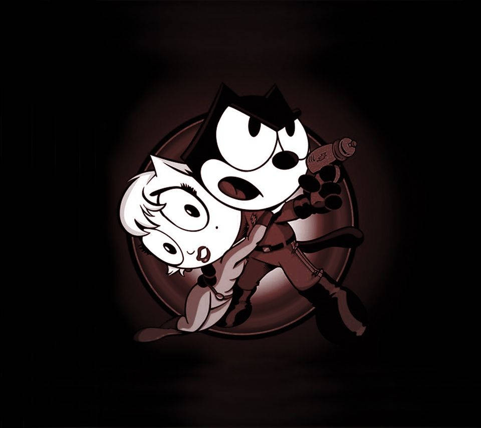 Classic Felix The Cat And Kitty Cat