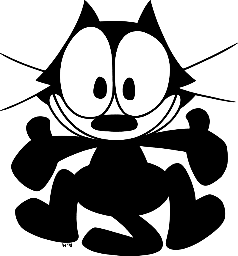 Classic Felix The Cat Animation PNG