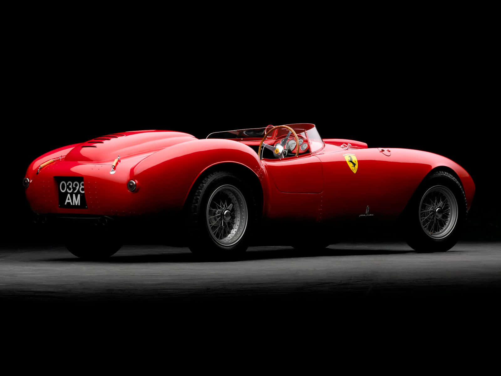 Tag en tur i denne klassiske Ferrari Wallpaper