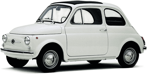 Classic Fiat500 Profile View PNG