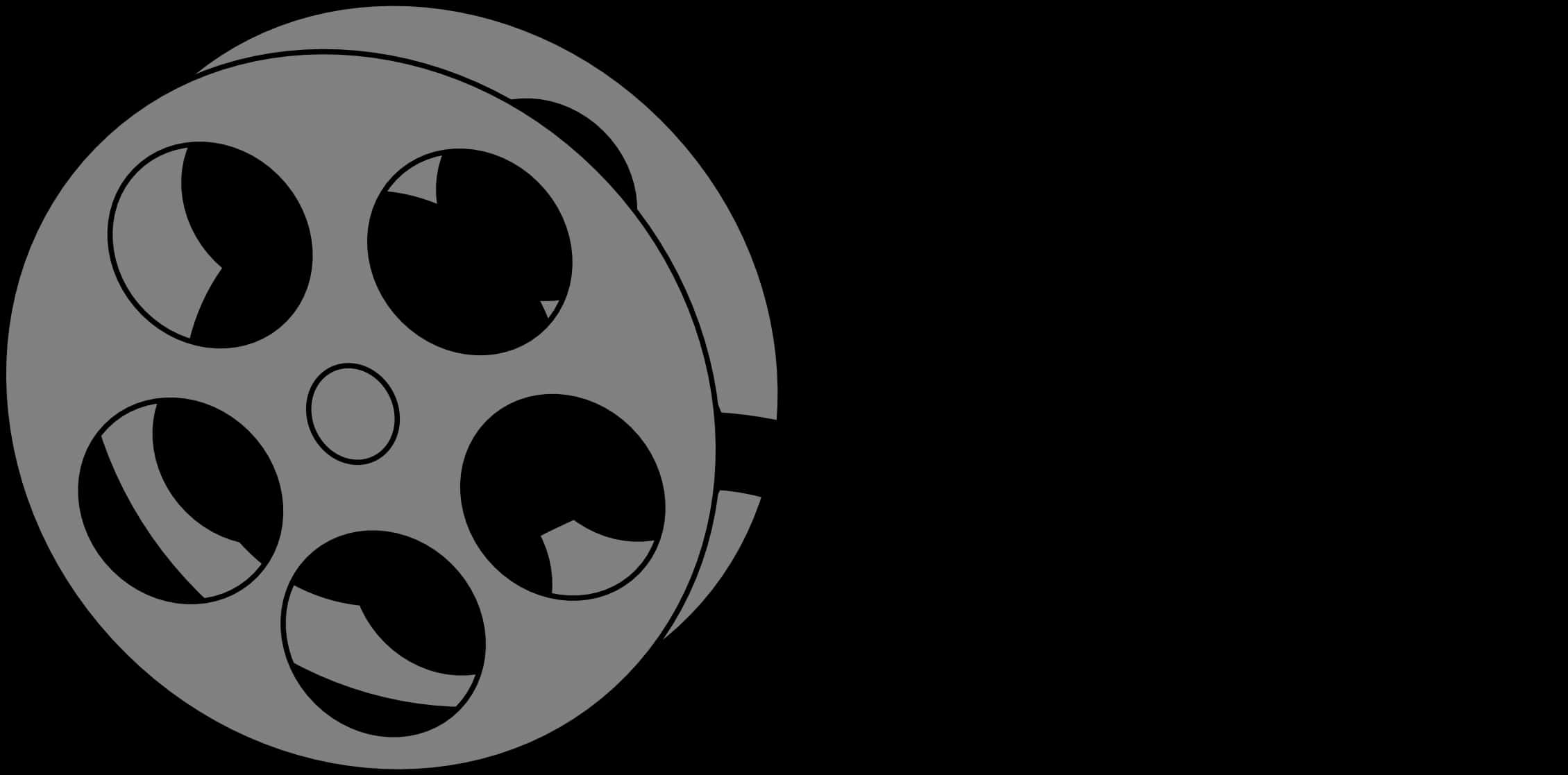 Classic Film Reel Icon PNG