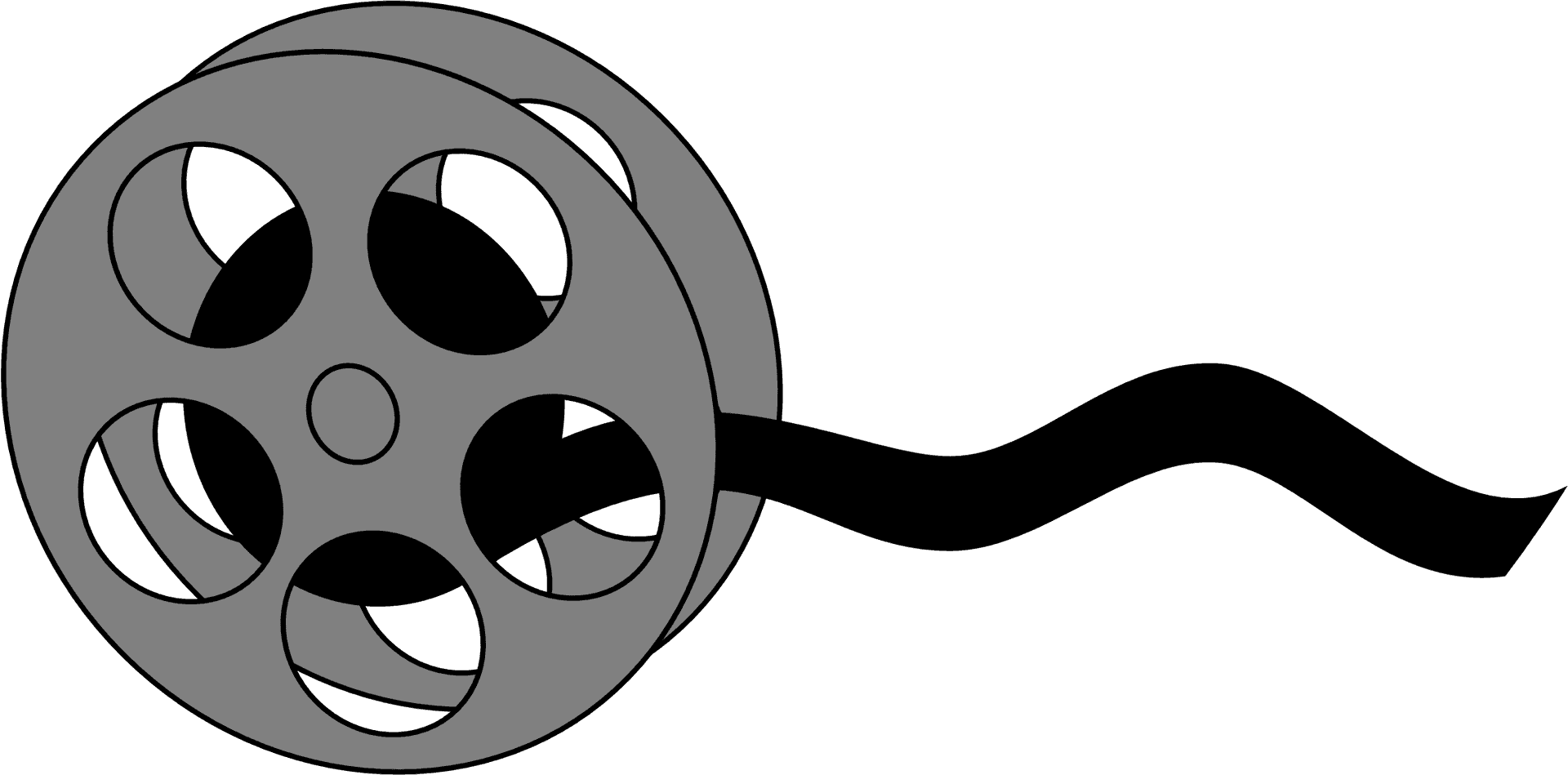 Classic Film Reel Icon PNG