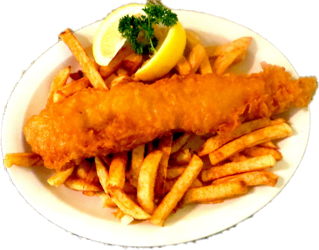 Classic Fishand Chips Dish PNG