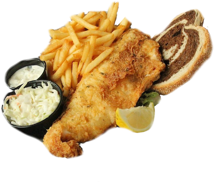 Classic Fishand Chips Meal PNG