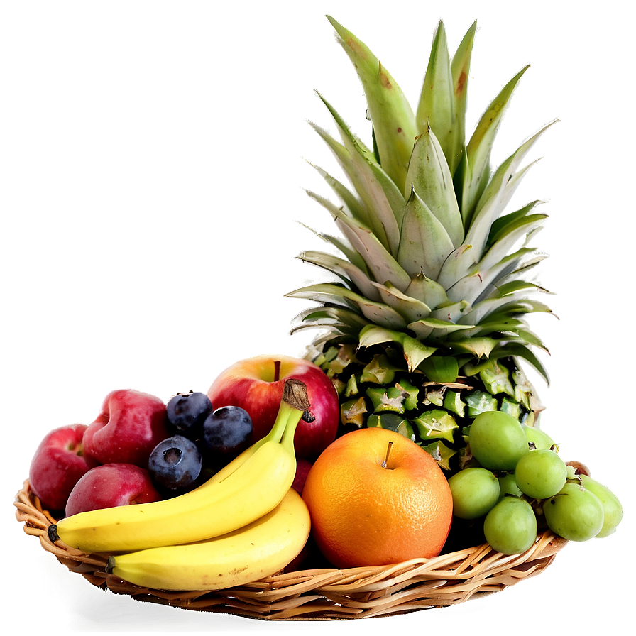 Classic Fruit Basket Png 14 PNG