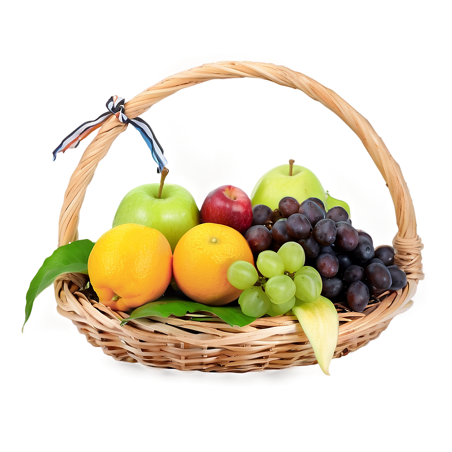 Classic Fruit Basket Png Tlu24 PNG