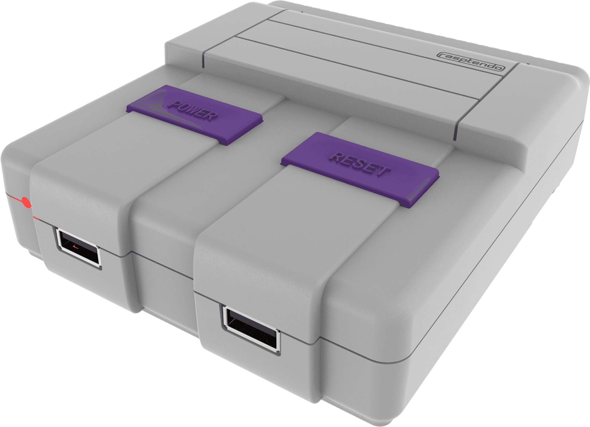 Classic Game Console3 D Render PNG