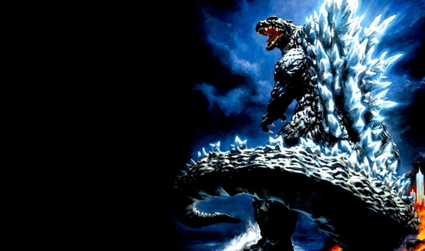 Classic Godzilla in its iconic pose Wallpaper