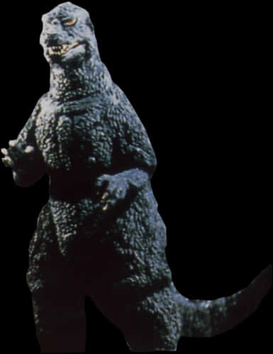 Classic Godzilla Figure Isolated PNG
