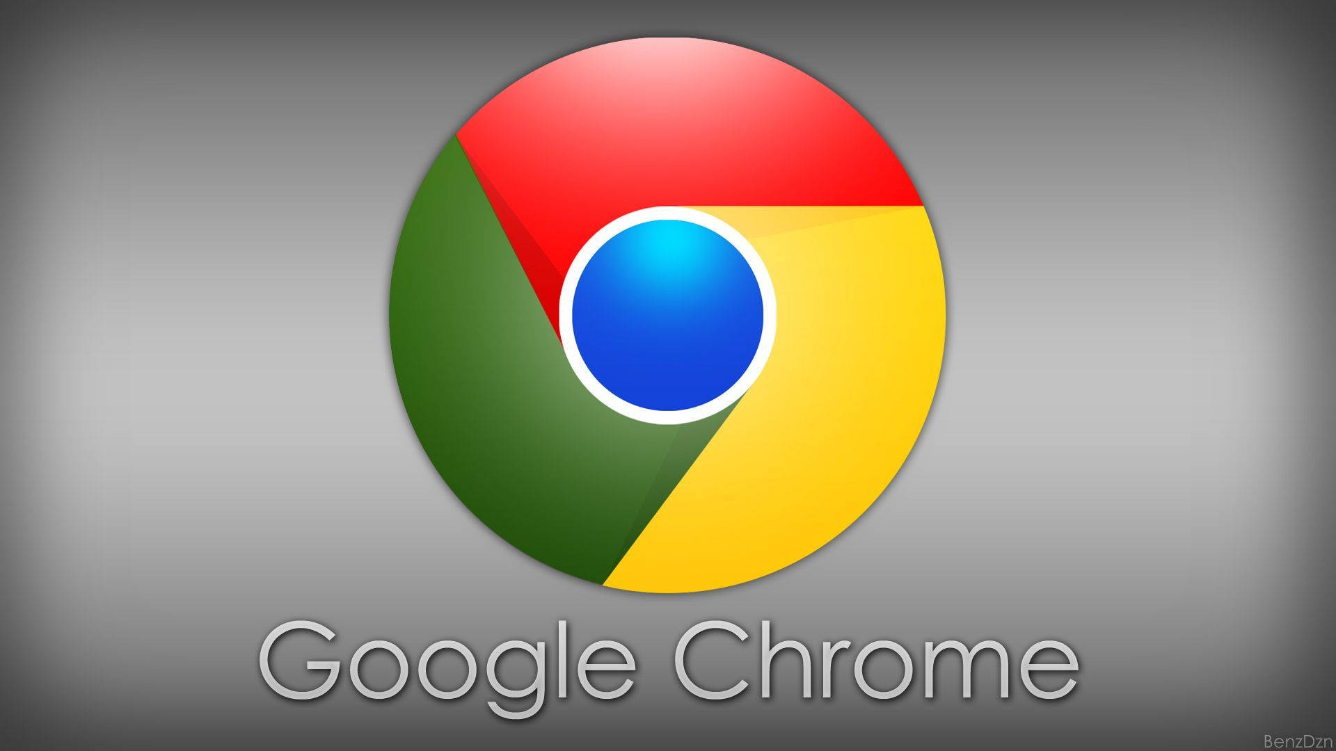 Classic Google Chrome Logo HD Wallpaper