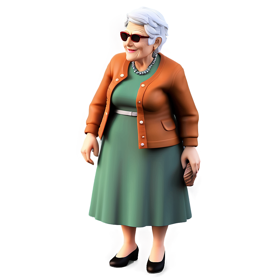 Classic Grandma Figure Png Cks10 PNG