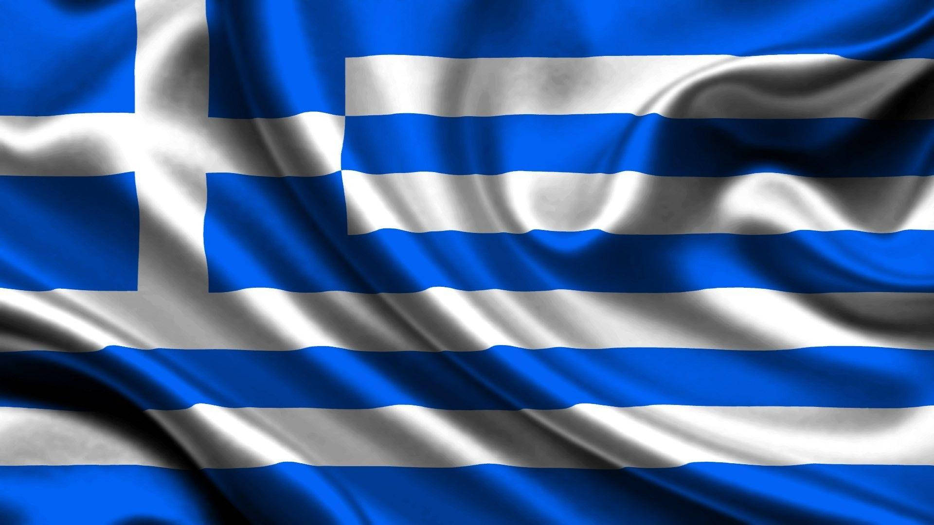 Klassisk Græsk Flag Wallpaper