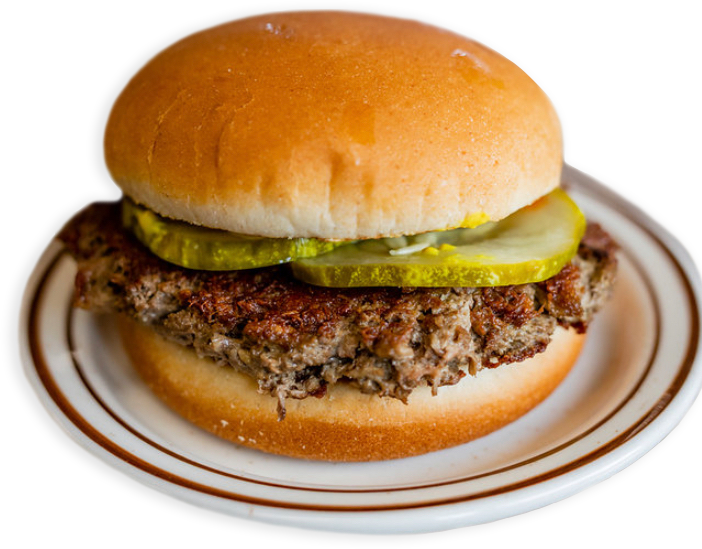 Classic Hamburgerwith Pickles PNG