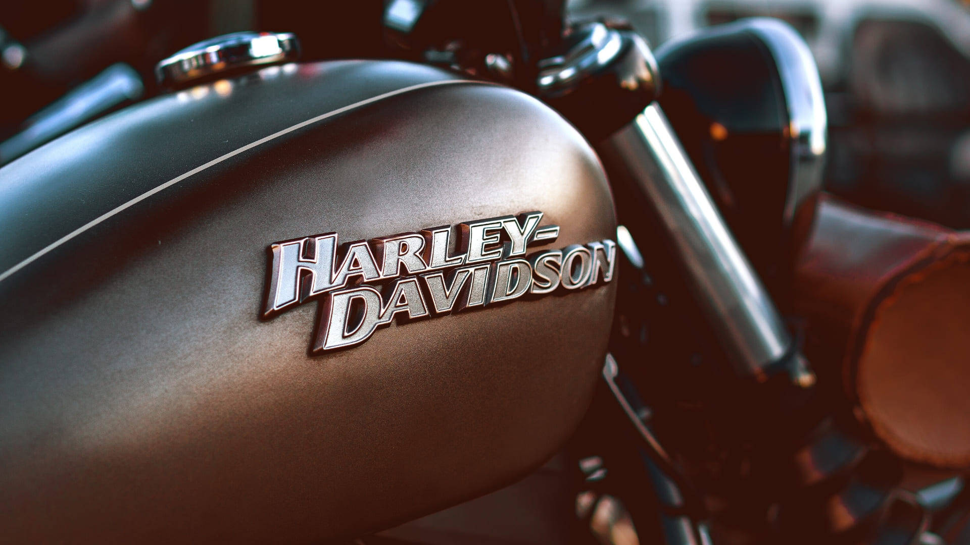 Classic Harley Davidson Logo Wallpaper
