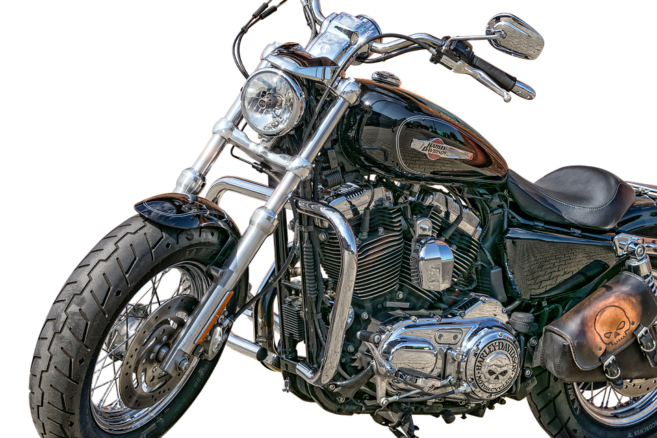 Classic Harley Davidson Motorcycle PNG