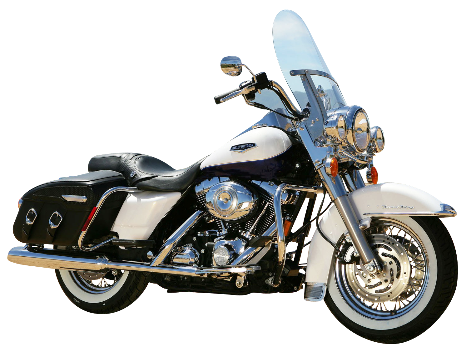 Classic Harley Davidson Motorcycle PNG
