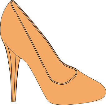 Classic High Heel Pump Illustration PNG