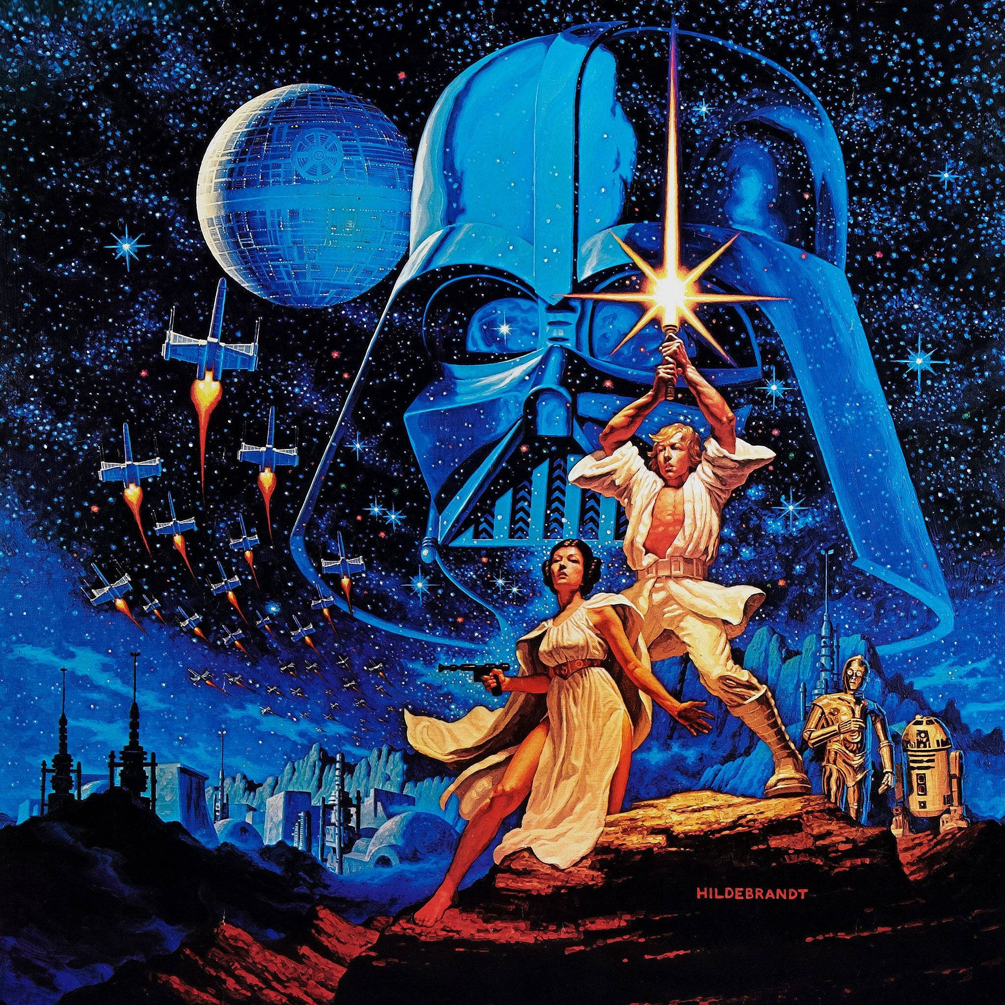 Classic Hildebrandt Poster Star Wars Tablet Background