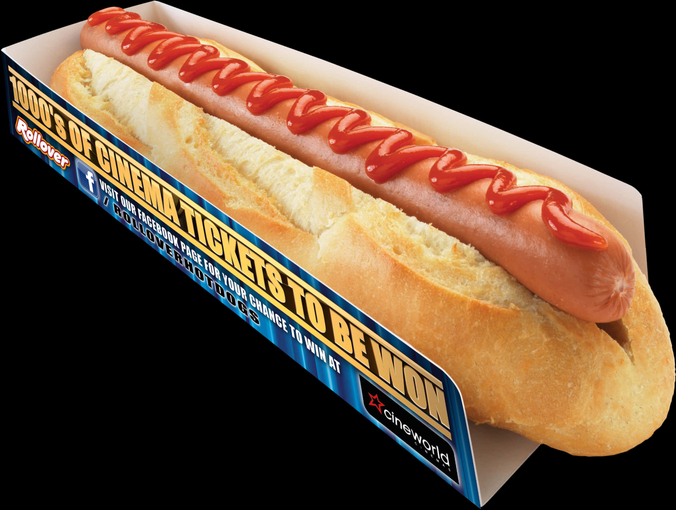 Classic Hot Dogwith Ketchup PNG