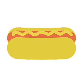 Classic Hotdog Icon PNG