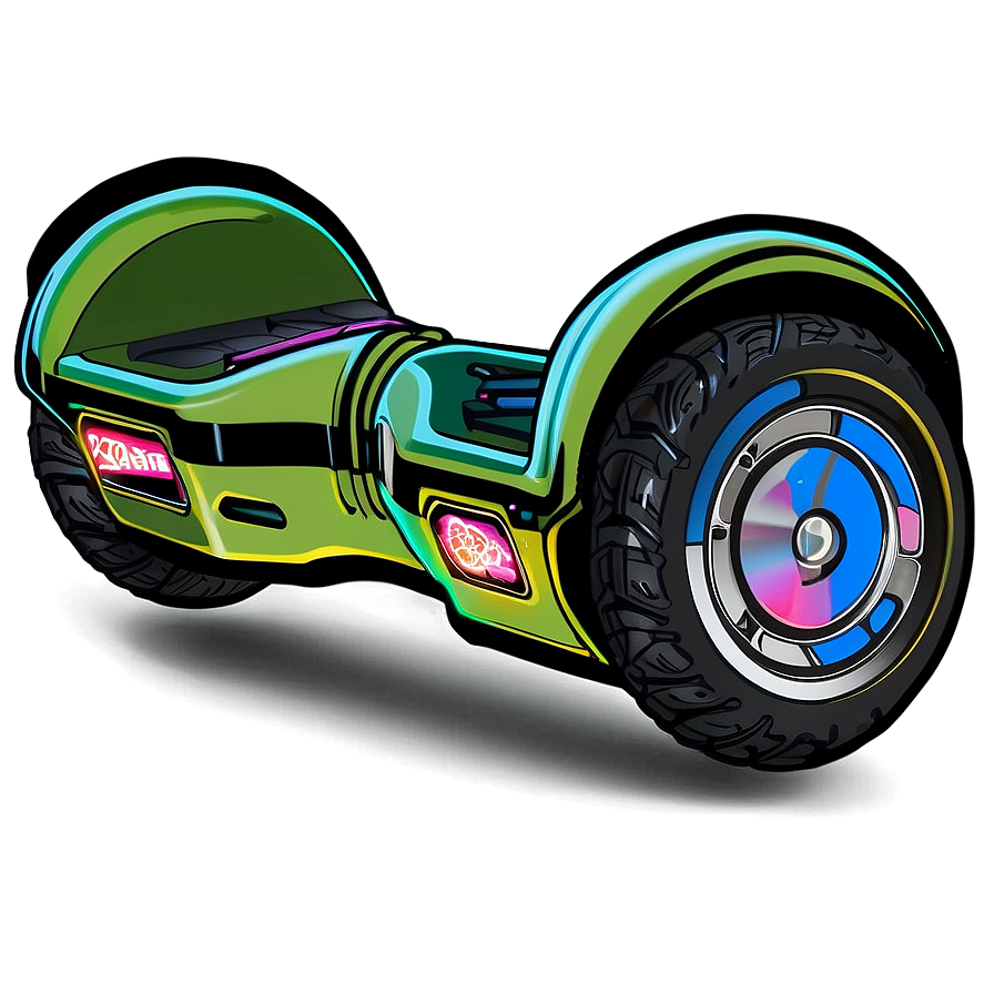 Classic Hoverboard Design Png Hkm36 PNG