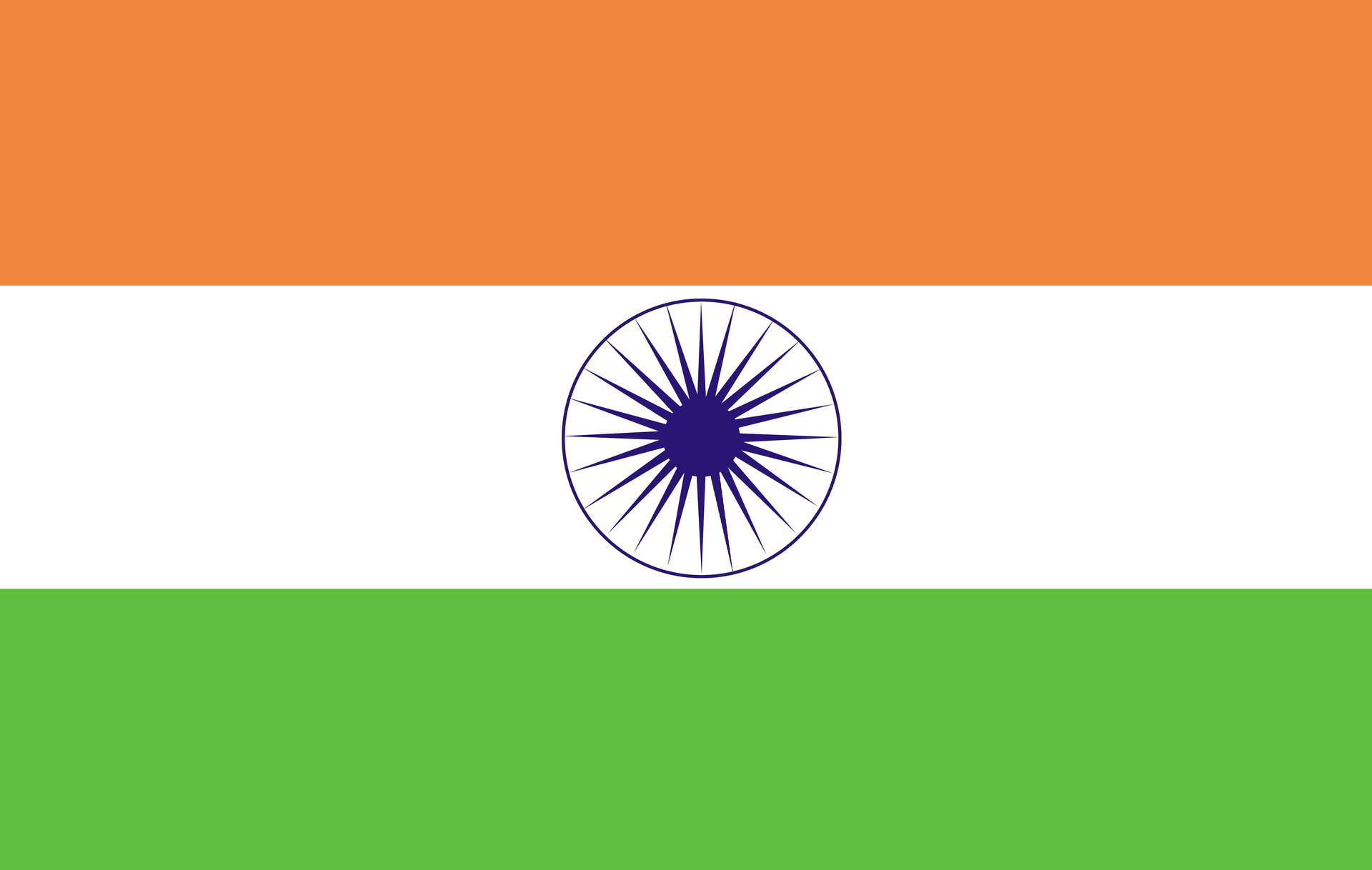 Classic Indian Flag 4k Background