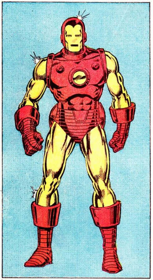 Klassisk Iron Man 492 X 900 Wallpaper