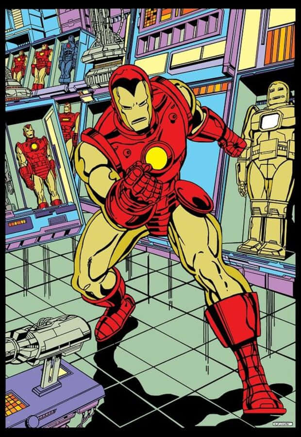 Iron Man bryder ud af begrænsningernes kæder Wallpaper