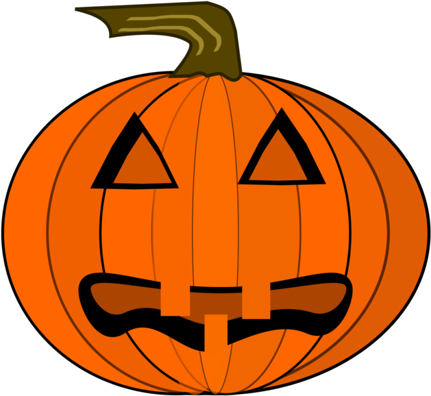 Classic Jack O Lantern Face PNG