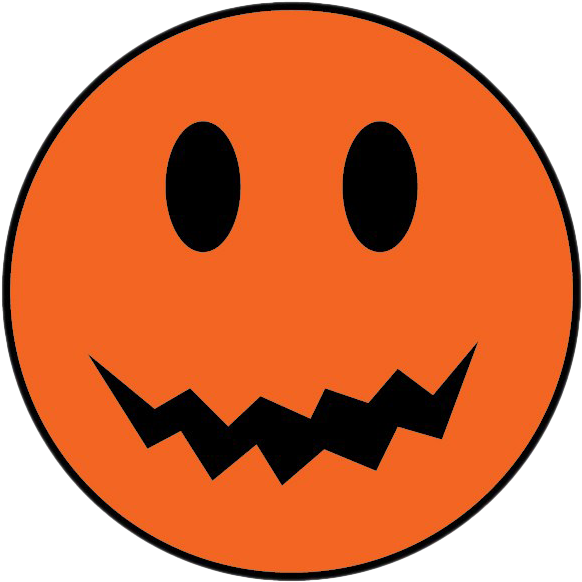 Classic Jack O Lantern Face Vector PNG