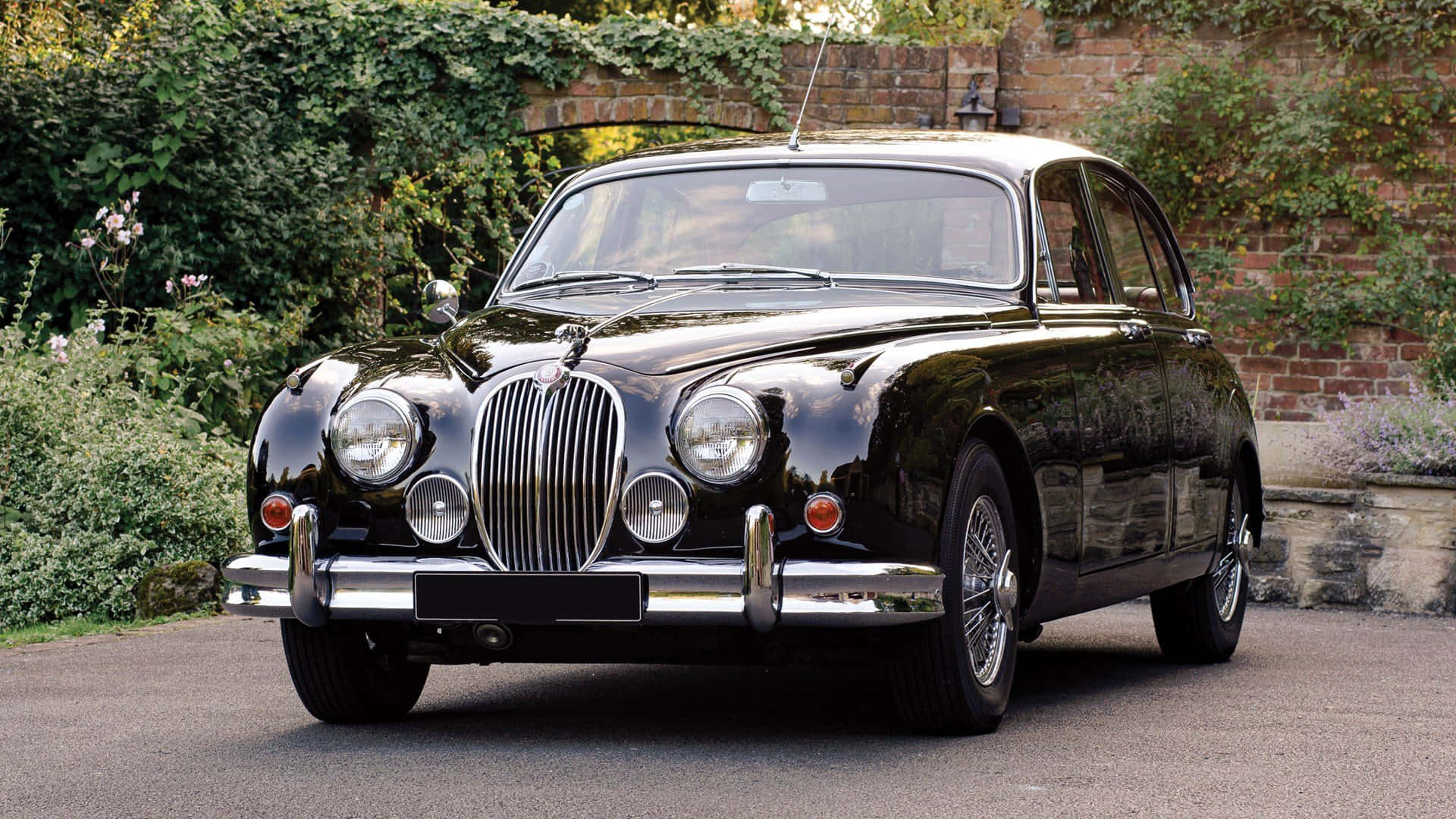 Classic Jaguar Mark 2 In Its Pristine Glory Wallpaper