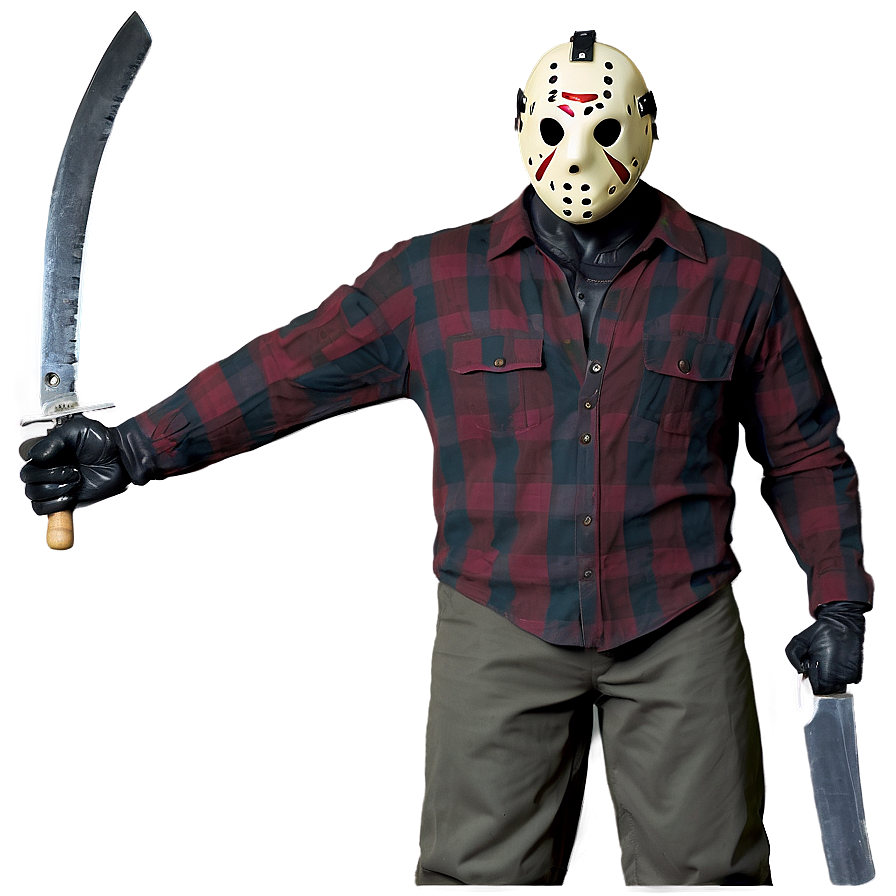 Classic Jason Voorhees Pose Png 6 PNG