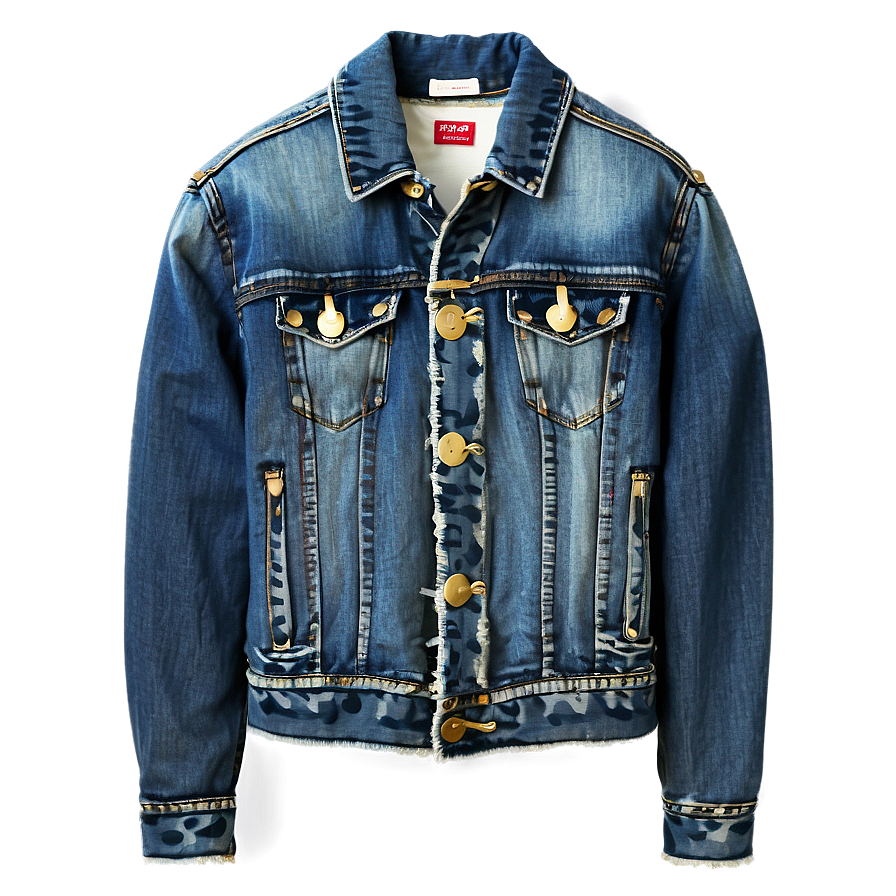 Classic Jean Jacket Png 06132024 PNG