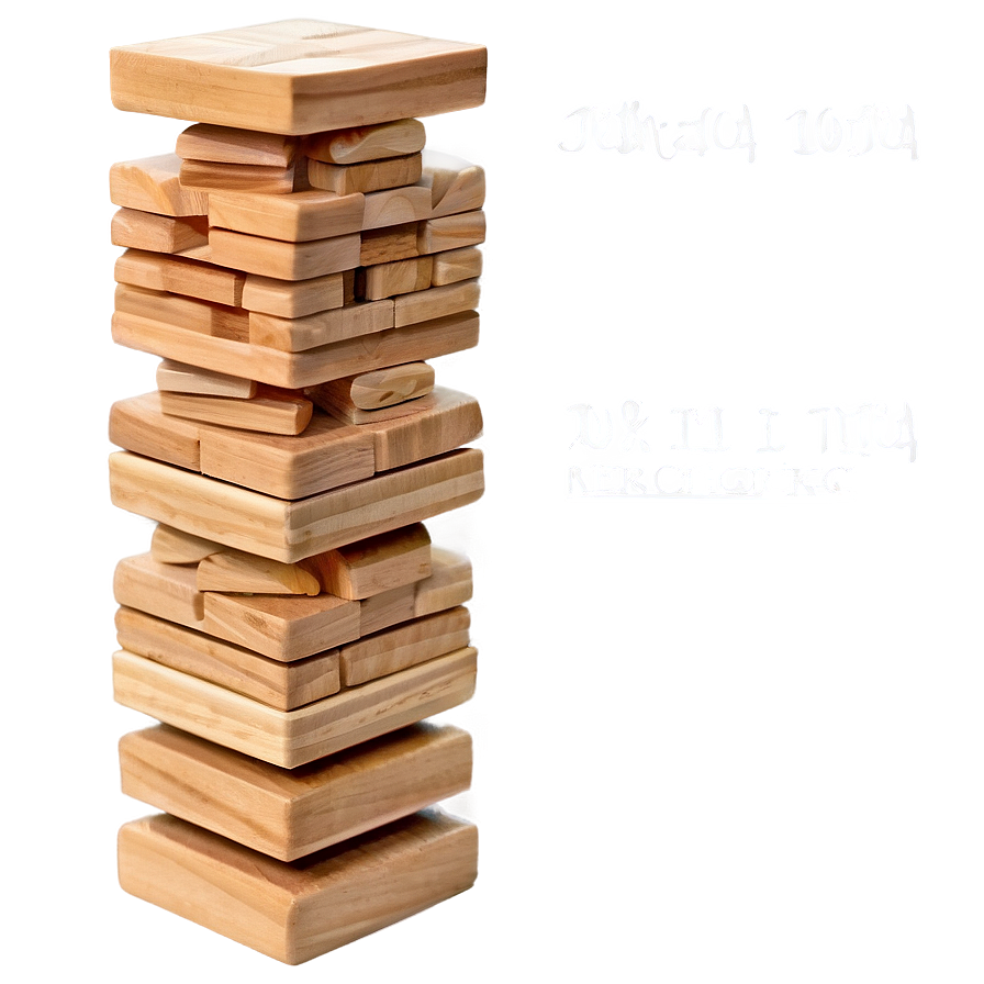 Classic Jenga Game Png Xip63 PNG