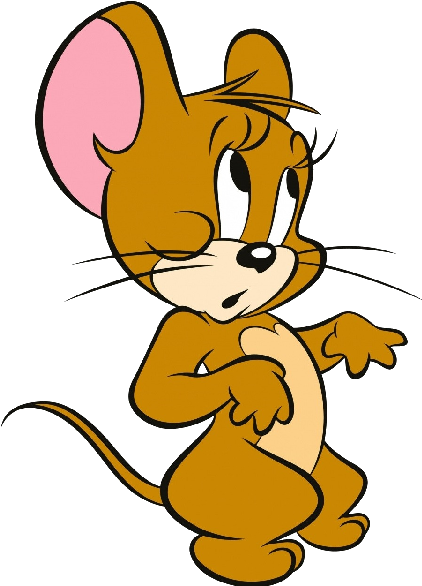 Classic Jerry Mouse Standing PNG