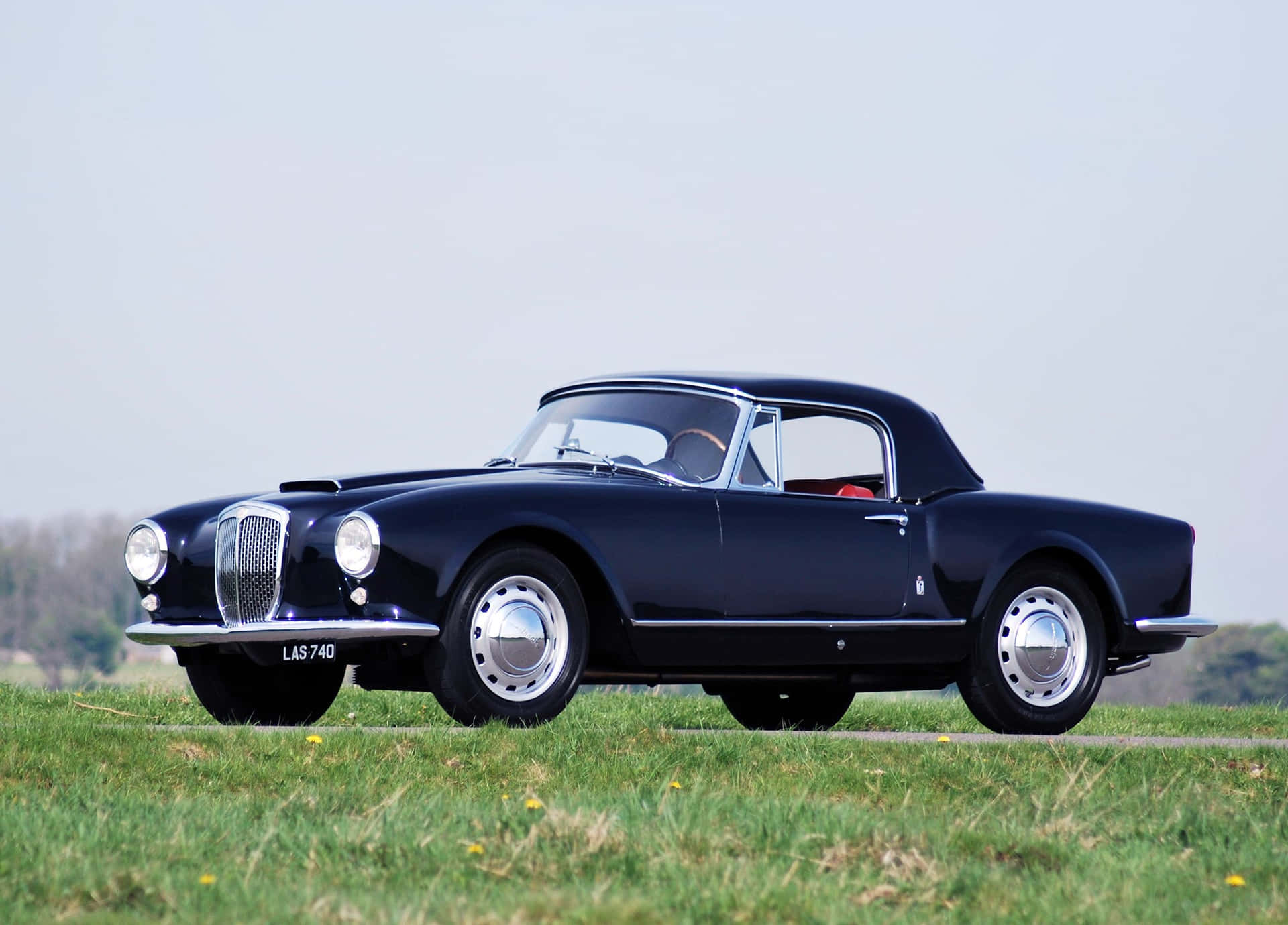 Klassisk Lancia Aurelia B20 Gt Bakgrunnsbildet