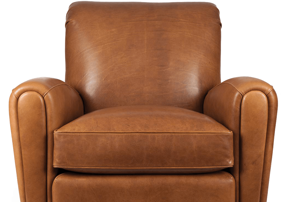 Classic Leather Armchair PNG