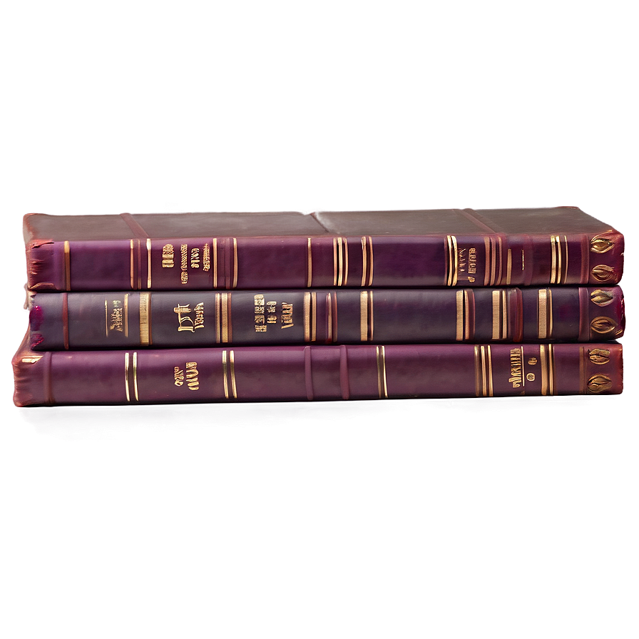Classic Literature Book Spine Png 04292024 PNG