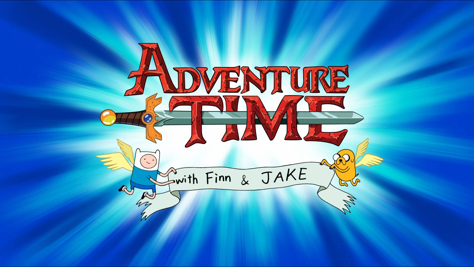 Classic Logo Of Adventure Time Laptop Wallpaper